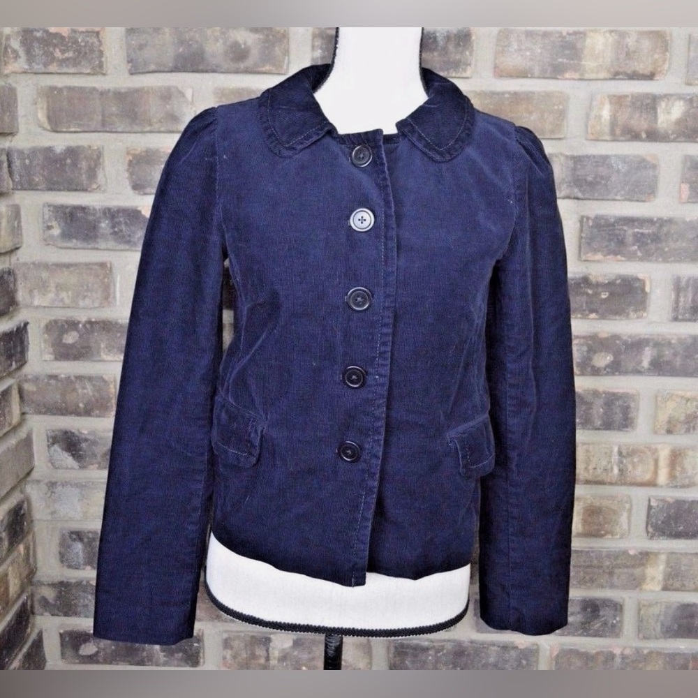 🫐 J. Crew Navy Women's Button-Up Blazer 🫐